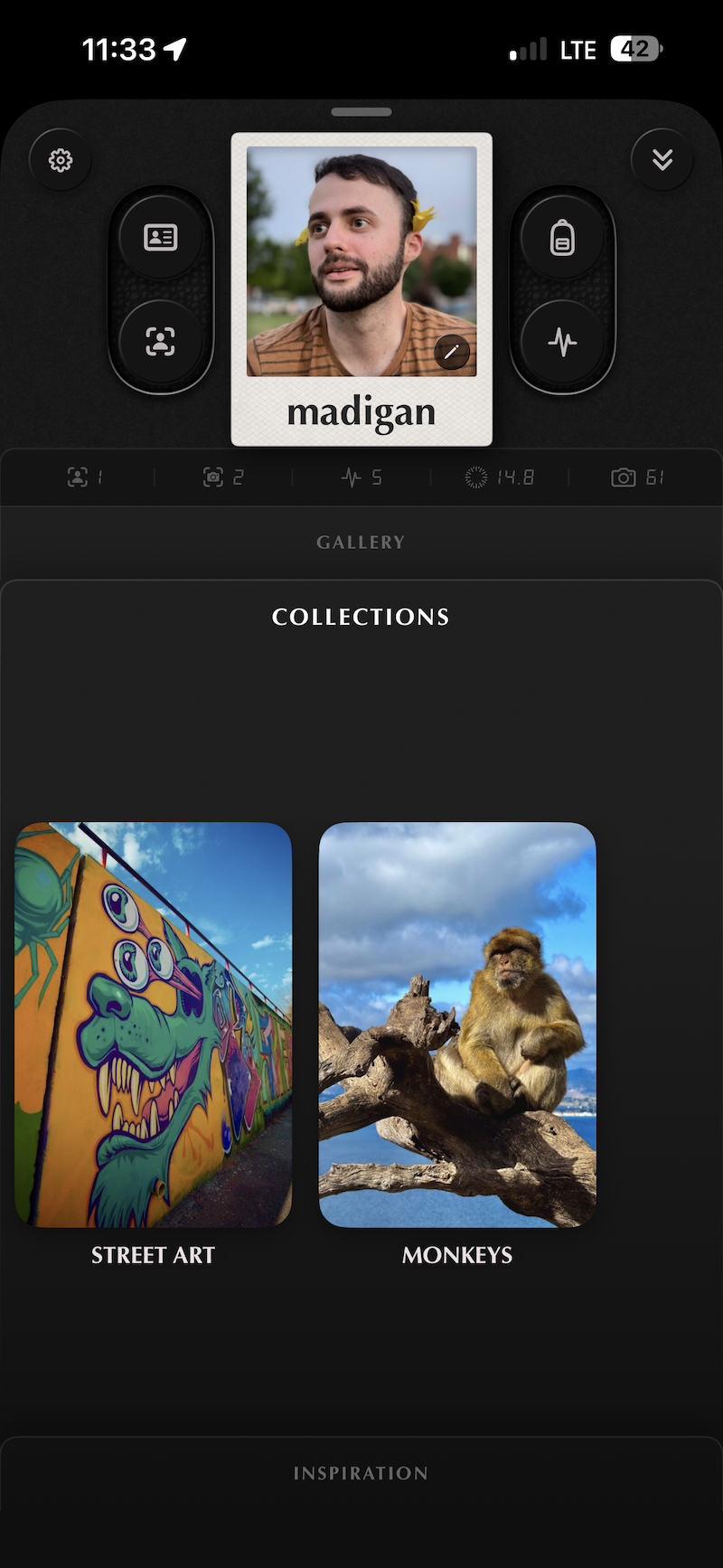 Collections on a profile