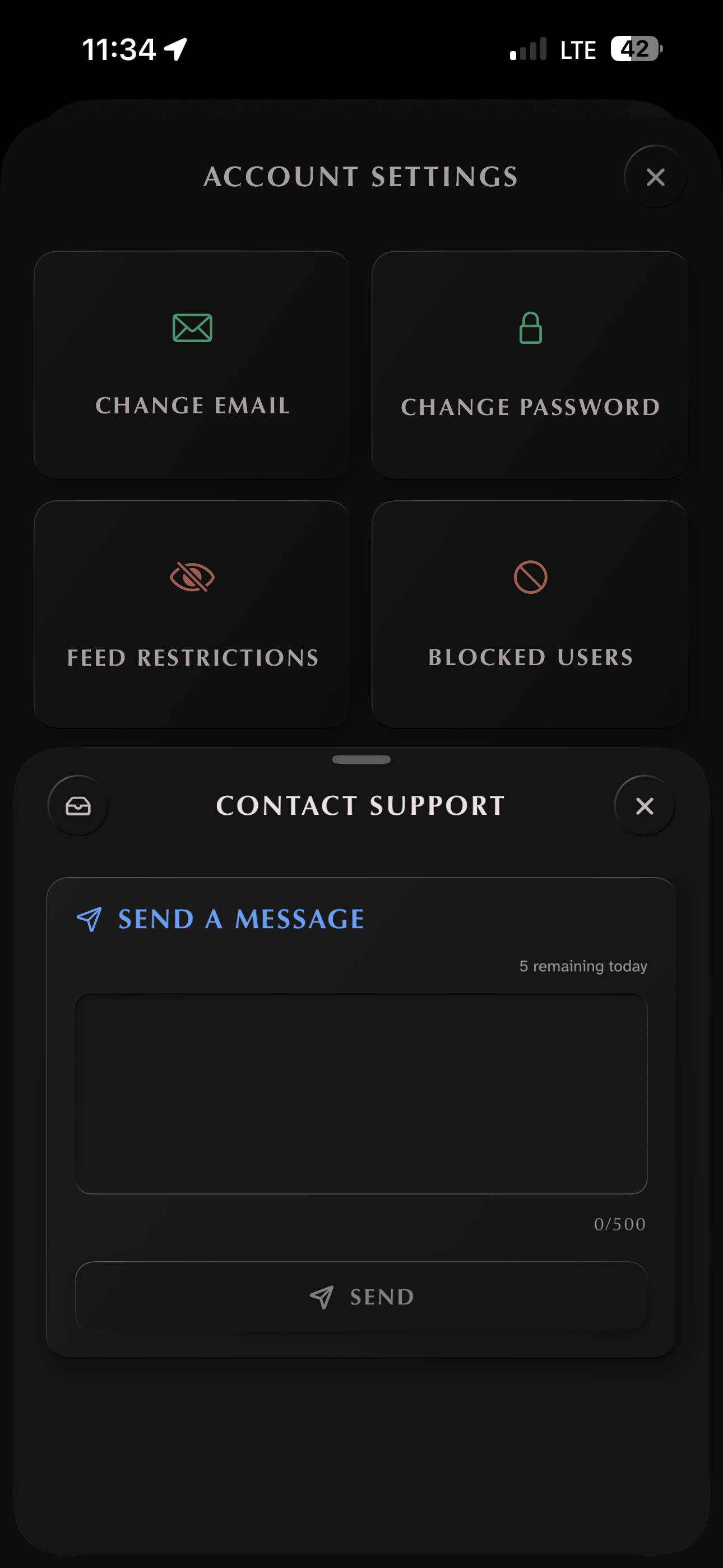 Contact support, reaching a real person