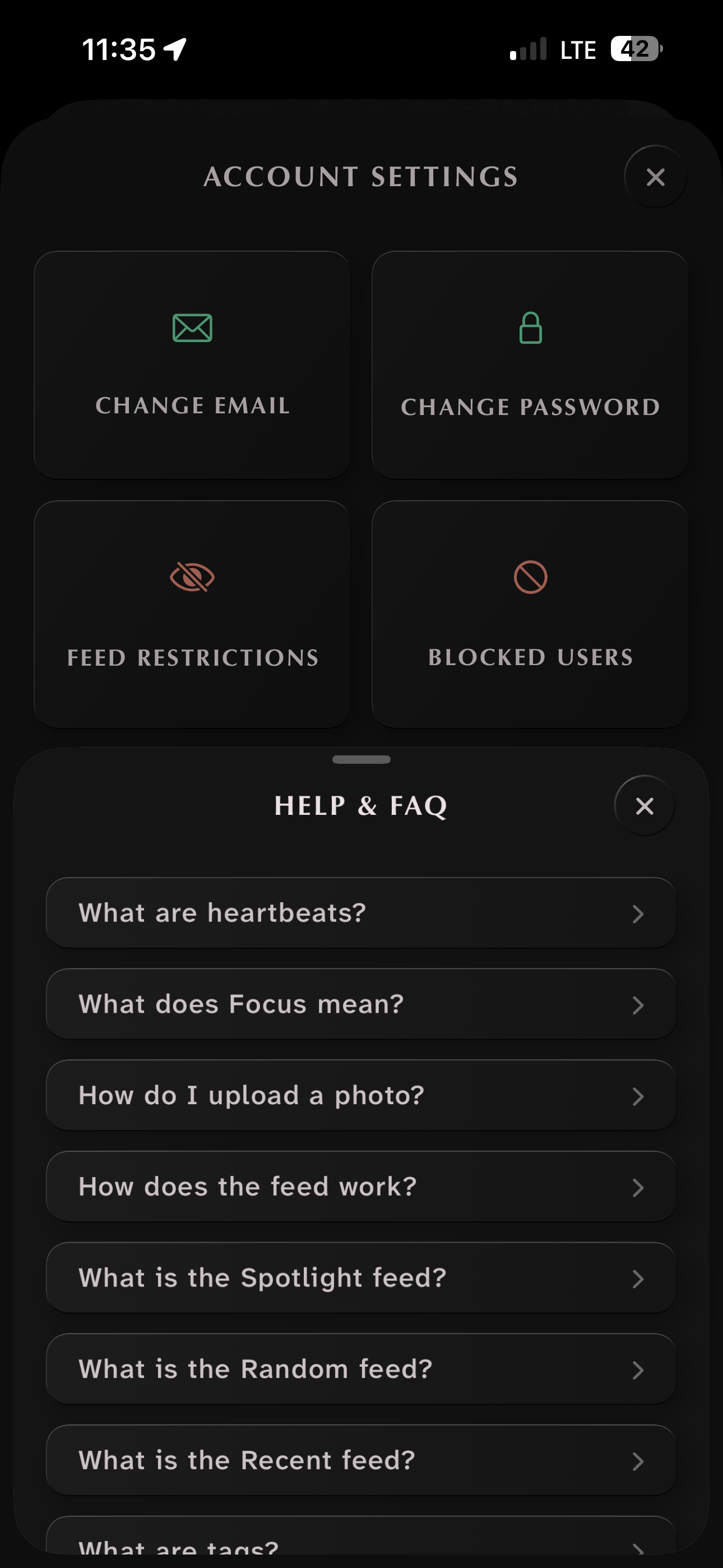 A hand-written FAQ